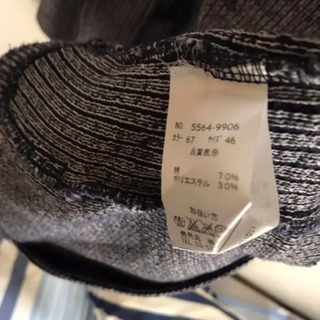 【決まりました！】ニコルクラブフォーメン　ニット　インナージップアップジャケット黒46 ブラックの画像