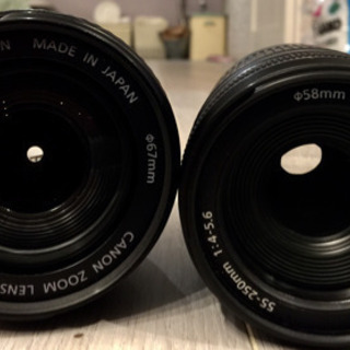 キャノン Canon EF 17-85mm 55-250mm F...