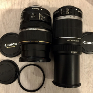 キャノン Canon EF 17-85mm 55-250mm F4-5.6 IS USM  2本セットの画像