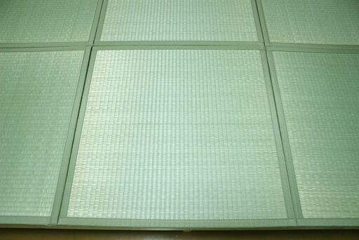 ＜今週一杯＞い草 ユニット畳（70×70㎝　６枚セット）（使用期間半年未満）