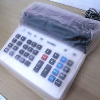 シャープ COMPET 蛍光表示管電卓 レトロ CS-6301A 1979年製 SHARP 計算機 苫小牧西店の画像