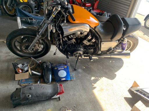 【売れました】YAMAHA ﾔﾏﾊ V-MAX1200 VMAX ｶﾅﾀﾞﾌﾙﾊﾟﾜｰ  不動車