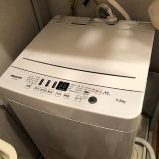 ほぼ新品！25800円→17000円洗濯機5.5㎏