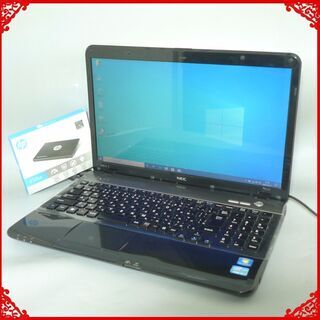 送料無料 新品SSD250GB 1台限定 ノートパソコン 中古良品 15.6型 NEC LS550ES1YB 第2世代Core i5 4GB DVDRW 無線 Win10 テンキー Office