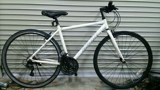 クロスバイク アルミ製 3x7速 適応身長162-172cn