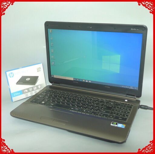 送料無料 新品SSD250GB 1台限定 ノートパソコン 中古良品 15.6型 Galleria TW9 Core i5 4GB DVDRW 無線 カメラ Windows10 テンキー Office