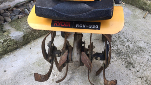 【取引完了】RYOBI RCV -330 小型耕運機　中古