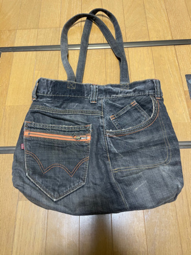 自家製ジーンズバッグ