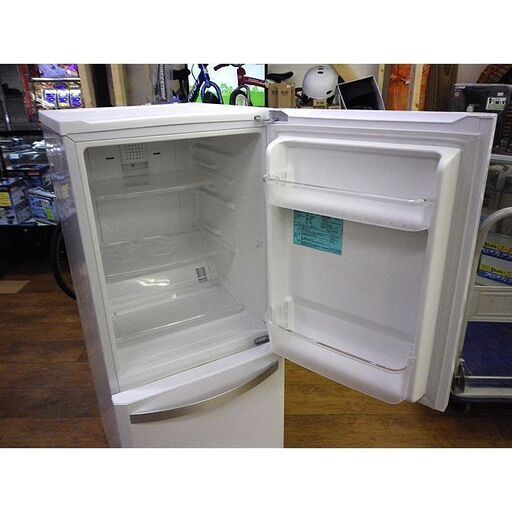 冷蔵庫 2014年製 138L 2ドア ハイアール JR-NF140H Haier ホワイト 白 キッチン家電 食材 収納 100Lクラス 札幌 厚別店