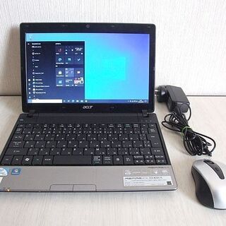 高速SSD120GB搭載　11.6 インチ液晶 acer Aspire one 735-N32C/S ノートパソコン　（3753）