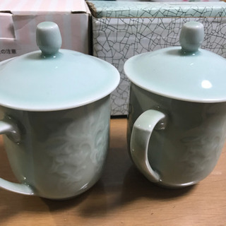 マグカップ(フタ付)2セット
