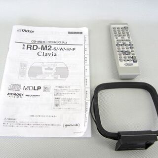 ☆ビクター☆CD MDポータブルシステム RD-M2 メモリー/USB/CD/MD
