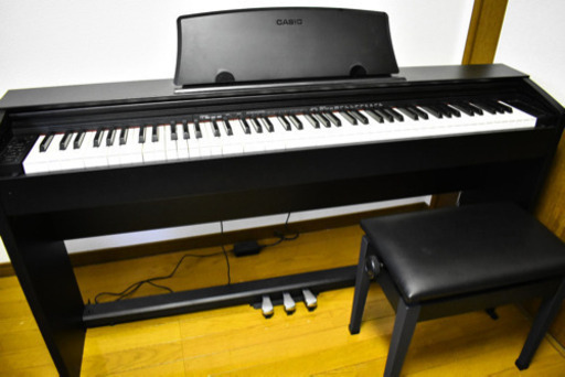 【美品】CASIO PX-770BK 椅子、ヘッドフォン付き