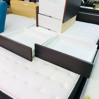 【愛品館市原店】 ニトリ チェストベッド セミダブルベッド 【管理IGB017380-104】の画像