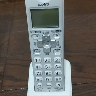 【受付終了】SANYO サンヨー SFX-D31E6 普通紙FAX ファクシミリ 子機・取説・予備インクリボンあり 動作確認済 #152の画像