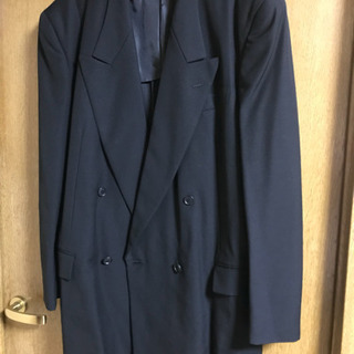 〈お取り引き済み〉紳士 黒 ダブル礼服 ウェストアジャスター付 ...