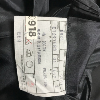 〈お取り引き済み〉紳士 黒 ダブル礼服 ウェストアジャスター付 １回着用の画像