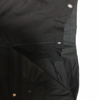 〈お取り引き済み〉紳士 黒 ダブル礼服 ウェストアジャスター付 １回着用の画像