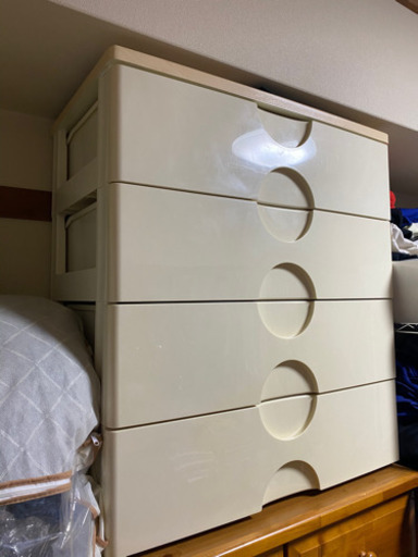 プラスチックチェスト タンス 棚 4段
