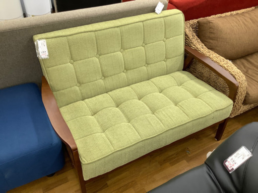 アーバン通商　2人掛けソファー　グリーン　未使用品　15180円