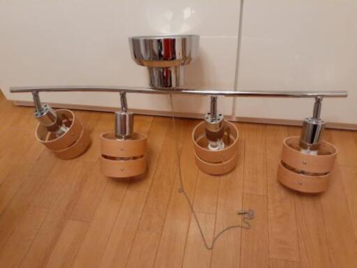 値下げしました！今流行りの北欧系照明　4灯　使用期間1年未満