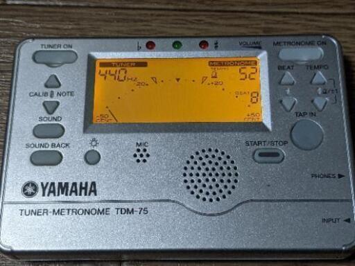 チューナー　メトロノーム　YAMAHA TDM-75