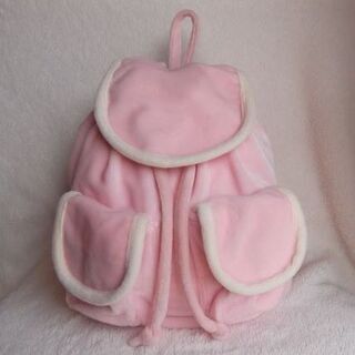 ピンク　可愛いふんわりリュック　新品未使用