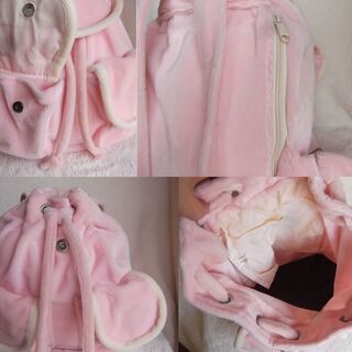 ピンク　可愛いふんわりリュック　新品未使用の画像