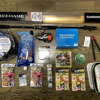 釣り具一式【SHIMANO FREEGAME S86ML-4など】