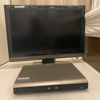 AQUOS 32インチテレビ＋SHARP DVD BDレコーダー