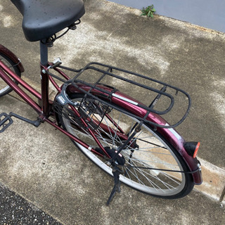 直接引き取り限定 ママチャリ えんじ色 26インチ (ぐっちょん 直接引き取り限定 ママチャリ えんじ色 26インチ (ぐっちょん