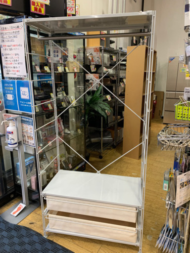 ⭐️人気⭐️無印良品 スチールユニットシェルフ ワードローブセット 引き出し付き