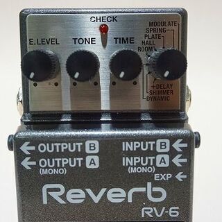 苫小牧バナナ】状態良好☆BOSS/ボス Reverb RV-6 リバーブ ペダル