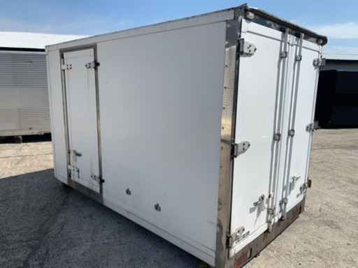 No.480 保冷バン 2ｔ アルミ箱 バイク倉庫 トラックコンテナ コメ保管庫 物置 DIY