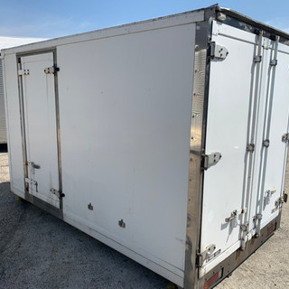 No.480 保冷バン 2ｔ アルミ箱 バイク倉庫 トラックコンテナ コメ保管庫 物置 DIY No.480 保冷バン 2t アルミ箱 バイク倉庫 トラックコンテナ コメ保管