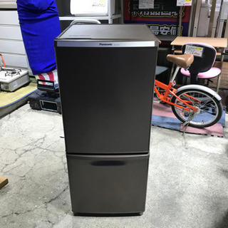 【リサイクルショップ八光　安心の3か月保証　旧鹿児島市内配達・設置無料】パナソニック Panasonic NR-B149W-T [冷蔵庫 （138L・右開き） 2ドア マホガニーブラウン]　2016年製の画像