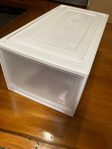 取引済　急募！ 美品 ポリ衣装ケース ホワイト　4個