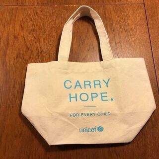 未使用のunicefとJFAの旧ロゴマークの2バッグ売ります(変更しました)の画像