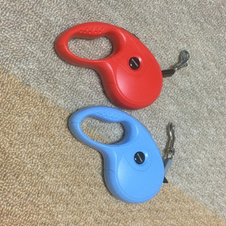 伸縮リード2つ