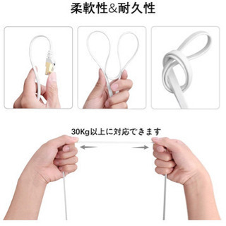 ‼️✨全日本市場最安値挑戦中✨‼️【新品】LANケーブル Cat7 フラットケーブル 10Gbps 600MHz RJ45 コネクタ付き ギガビット 高速 イーサネットケーブル 金メッキ 爪折れ防止 カテゴリー7 家庭用 業務用 PS3 PS4 Xbox アクセスポイント等に適用います ランケーブル 25M ホワイトの画像