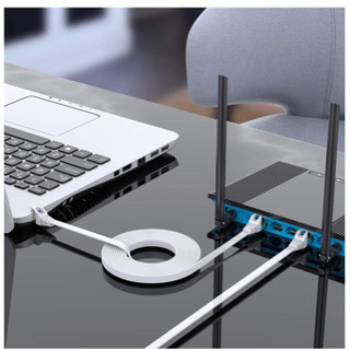 ‼️✨全日本市場最安値挑戦中✨‼️【新品】LANケーブル Cat7 フラットケーブル 10Gbps 600MHz RJ45 コネクタ付き ギガビット 高速 イーサネットケーブル 金メッキ 爪折れ防止 カテゴリー7 家庭用 業務用 PS3 PS4 Xbox アクセスポイント等に適用います ランケーブル 25M ホワイトの画像
