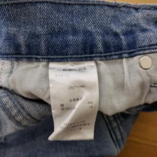 NAVY JEANS ネイビーダメージジーンズの画像