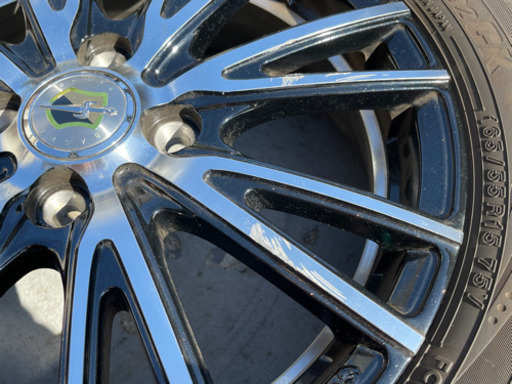 15インチ　タイヤとアルミホイールのセット（軽自動車用）