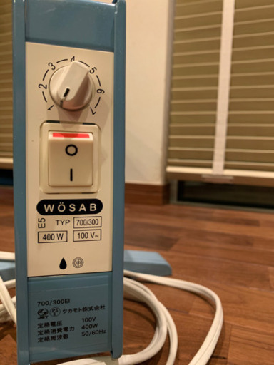 WOSAB オイルパネルヒーター ブルー