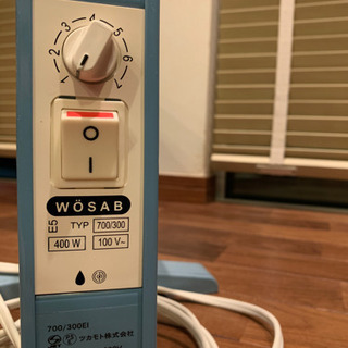 WOSAB オイルパネルヒーター ブルーの画像