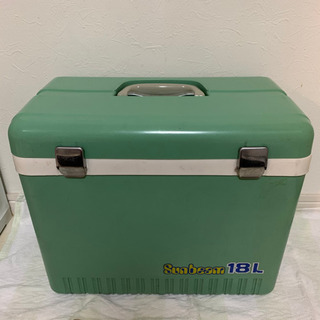 クーラーボックス　レトロかわいい　18Lの画像