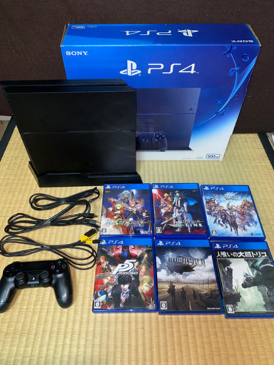 取引中【大特価PS4セット】プレイステーション4本体+ソフト6本セット