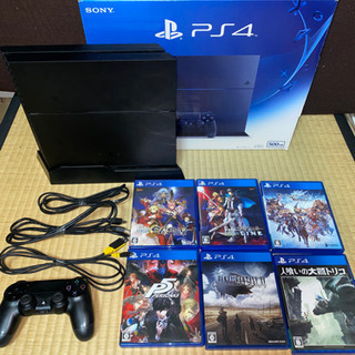 取引中【大特価PS4セット】プレイステーション4本体+ソフト6本セット