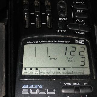 zoom 9002　ADVANCED GUITAR EFFECTS PROCESSOR マルチ エフェクター ギター  音響　DSP　ジャンク品の画像