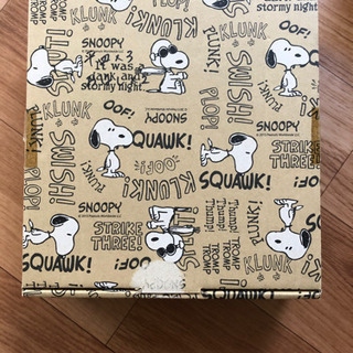 スヌーピー食器と箸のセットの画像